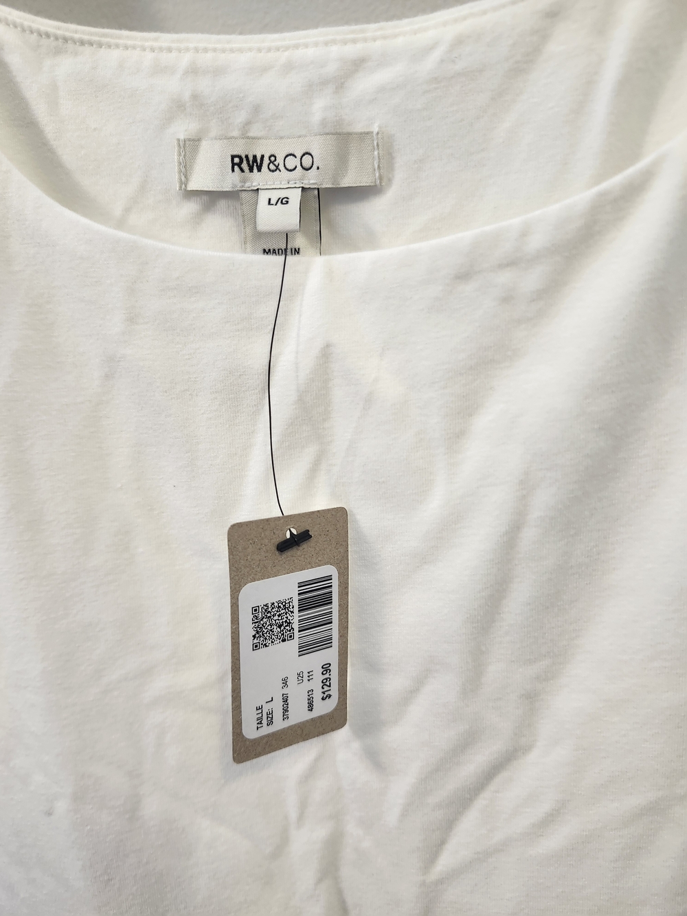 RW&CO. White Sleeveless Bubble-Hem Dress - Picture 3 of 5